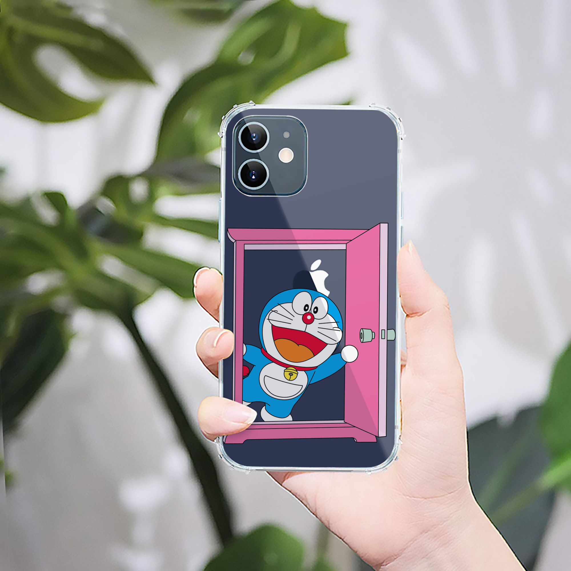 （画像用） ドラえもん Doraemon 【iPhone 12シリーズ対応】透明スマホケース（クリアソフトケース）
